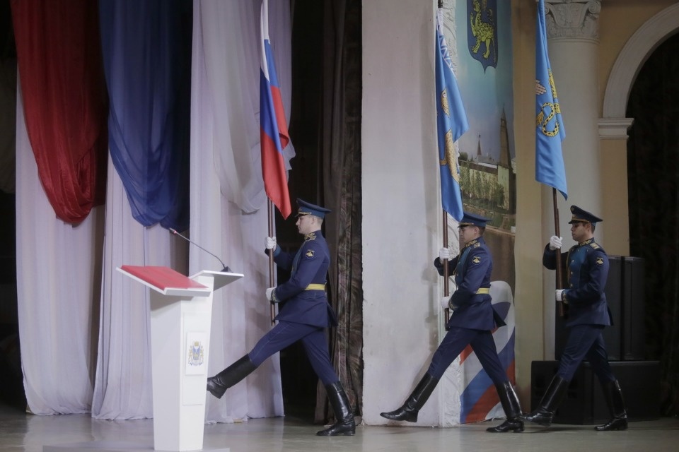 Вступление Елены Полонской в должность главы Пскова
