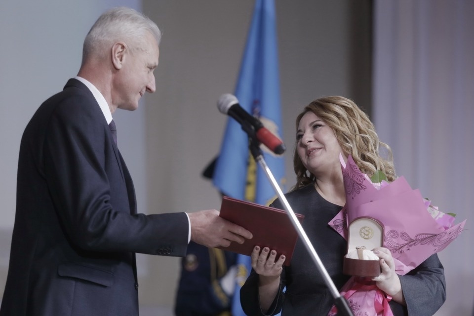 Вступление Елены Полонской в должность главы Пскова