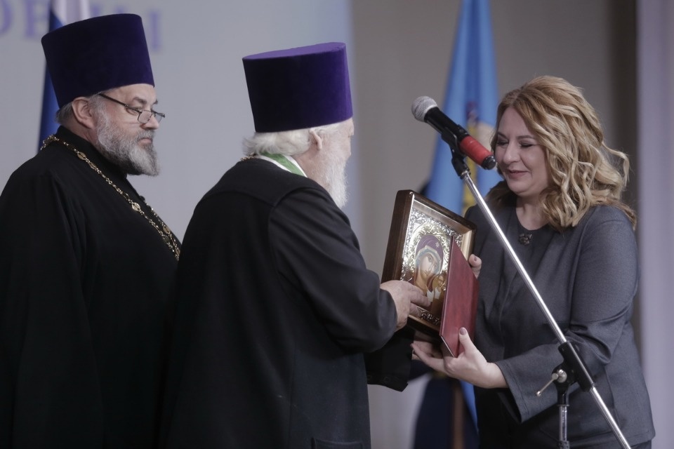 Вступление Елены Полонской в должность главы Пскова