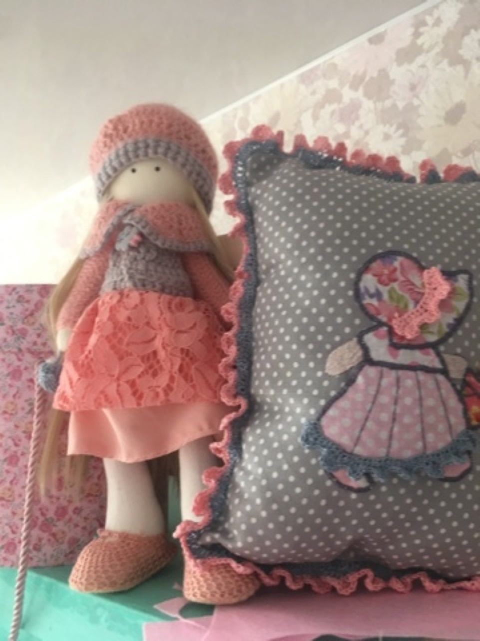 Интерьерные куклы ручной работы приготовила для ярмарки «ART-ель» Софья Неманова