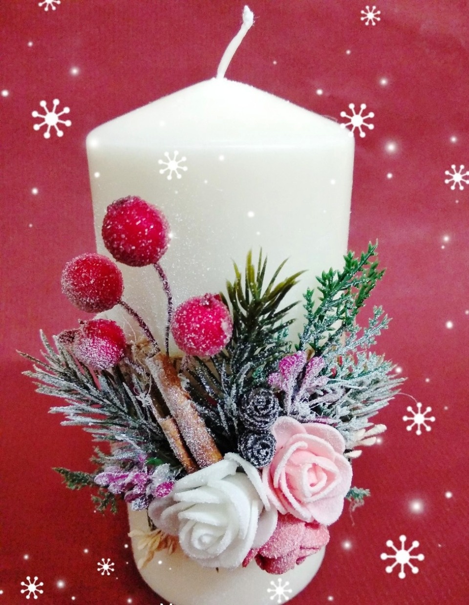 Посетители ярмарки «ART-ель» увидят композиции со свечой от мастера Светланы Горшковой