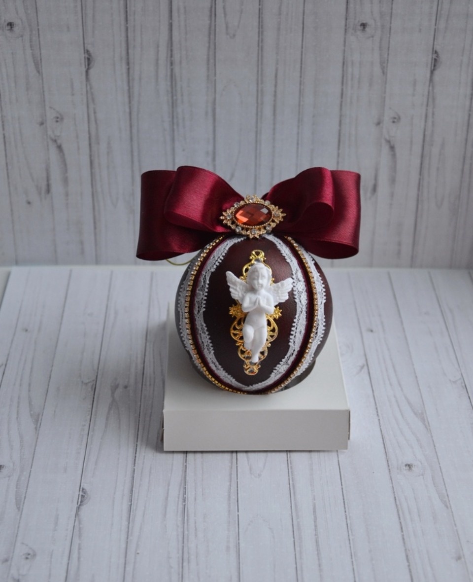 Набор ёлочных шаров «Зимняя сказка» представит мастер Анастасия Макарчук на выставке «ART-ель»