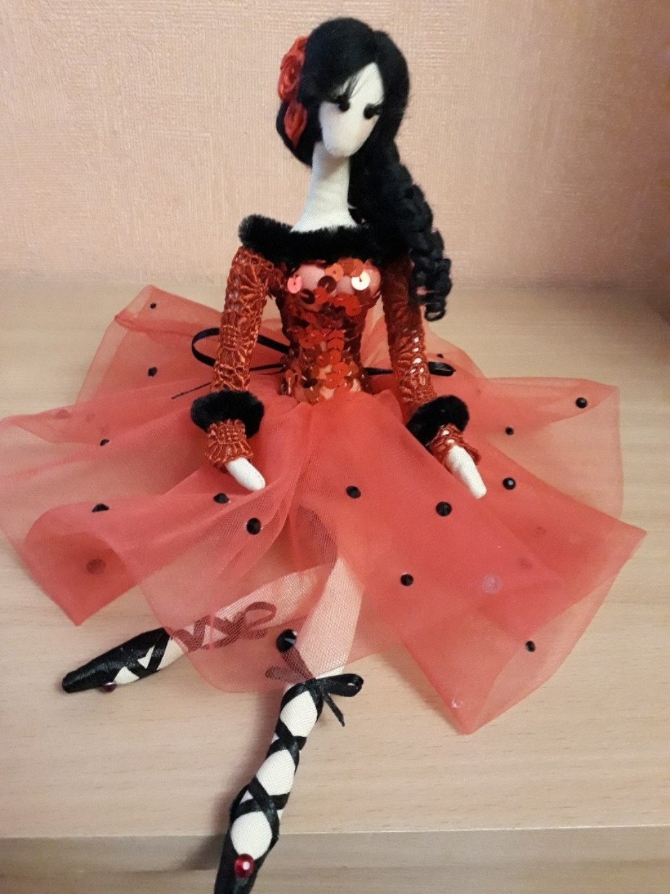Интерьерные куклы балерин будет продавать мастер Ирина Дворянкина на ярмарке «ART-ель»