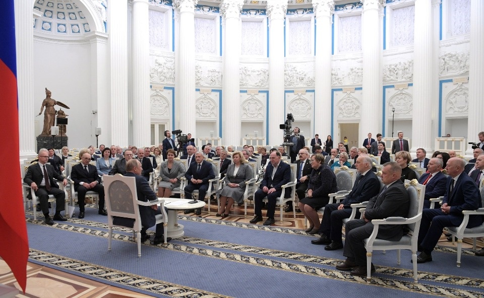 Псковский омбудсмен принял участие во встрече с Владимиром Путиным