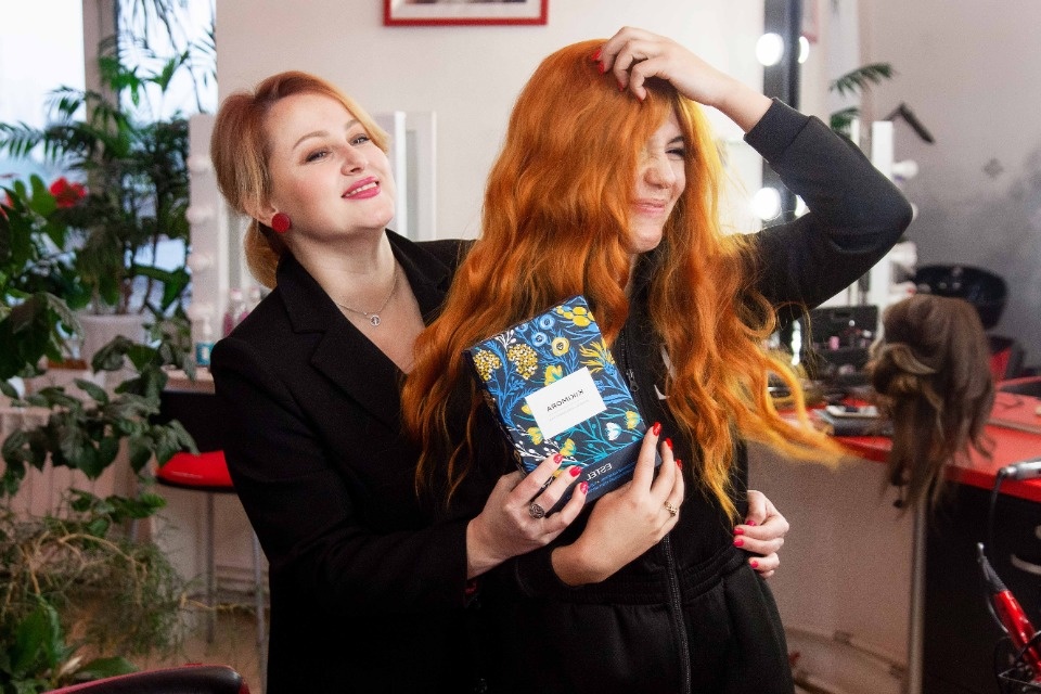 Эффектная девушка