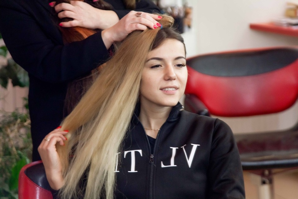 Эффектная девушка