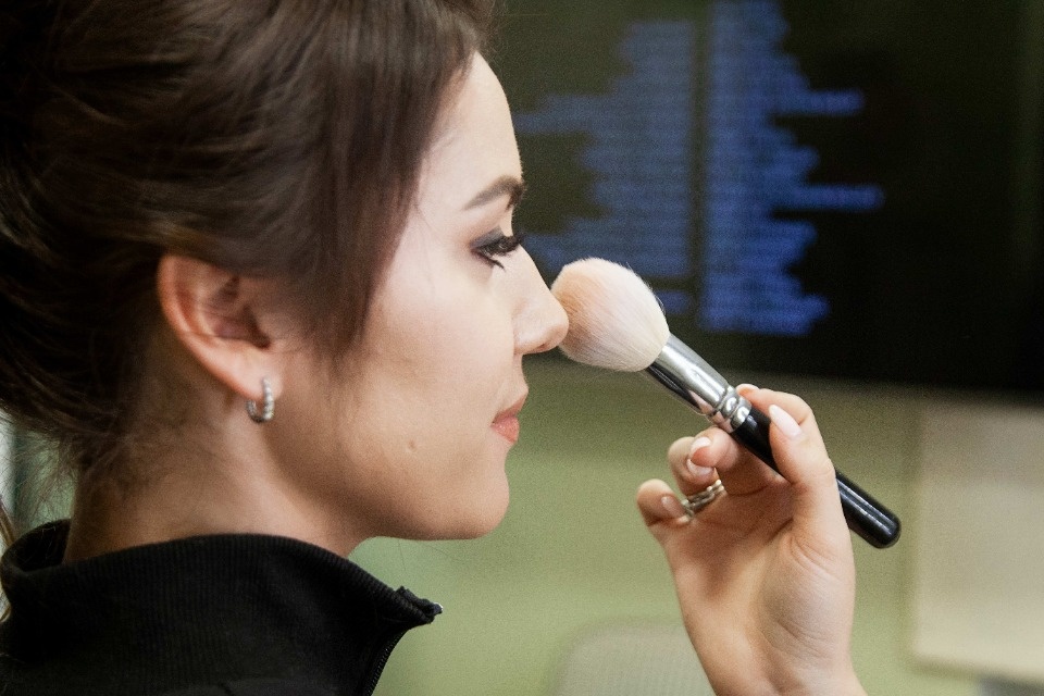 Эффектная девушка