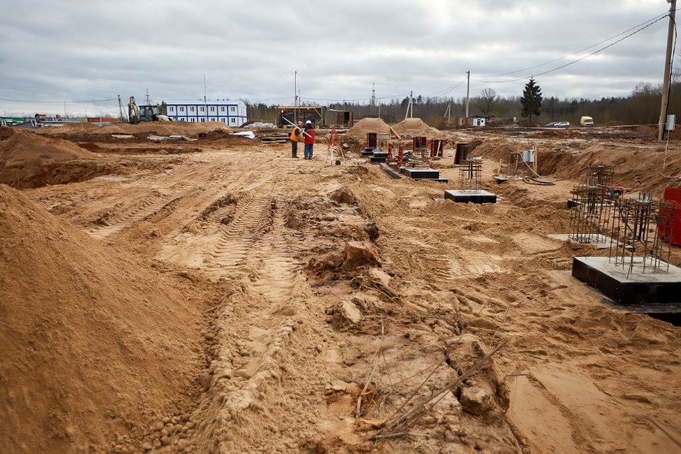 «Титан-Полимер» заливает фундамент завода по производству пленки