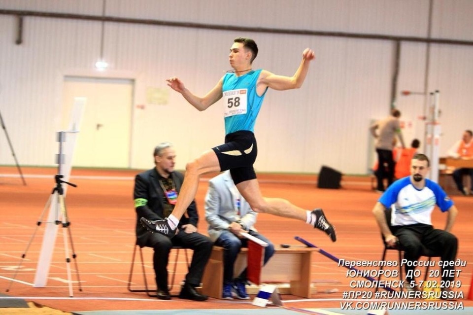 Пскович показал лучший в Европе результат по прыжкам в длину