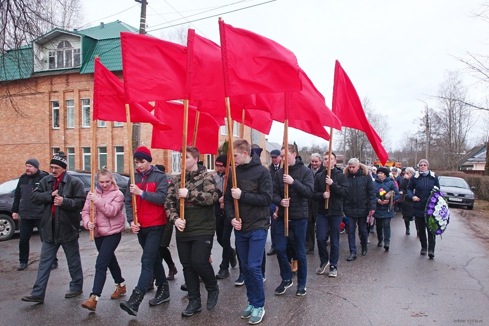 Жители Плюсского района отметили годовщину его освобождения от немецко-фашистских захватчиков