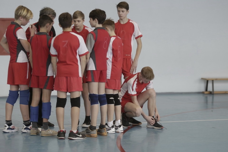 Волейбольный турнир в Пскове среди юных спортсменов