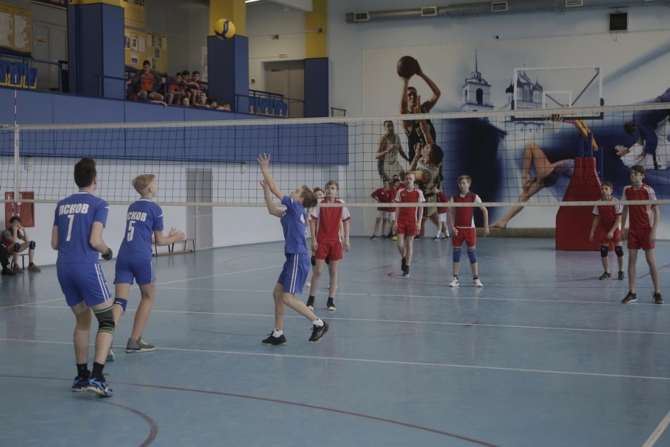 Волейбольный турнир в Пскове среди юных спортсменов