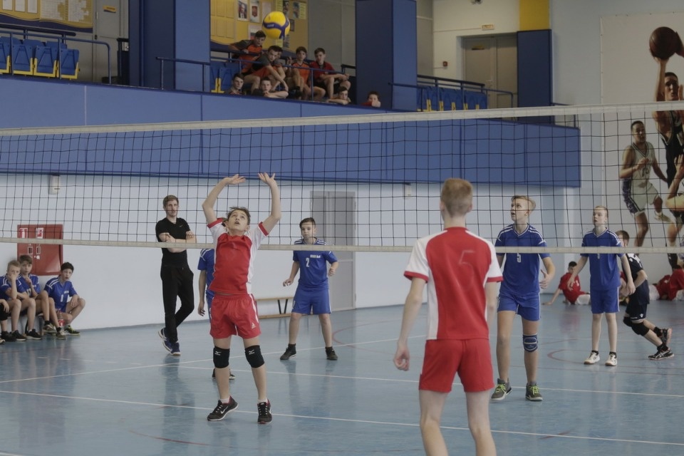 Волейбольный турнир в Пскове среди юных спортсменов