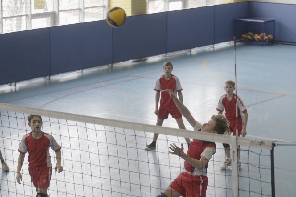 Волейбольный турнир в Пскове среди юных спортсменов