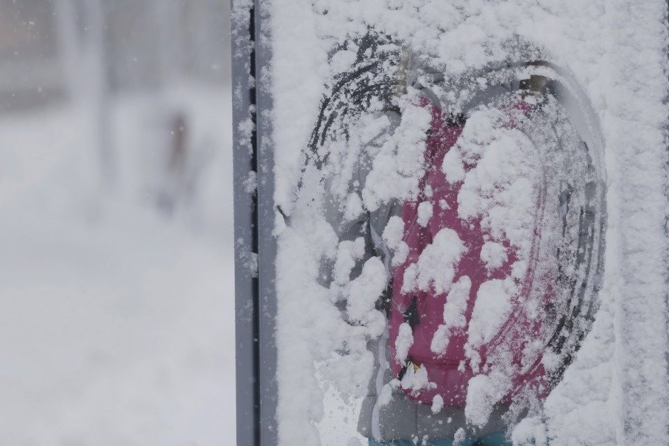 В Пскове неожиданно началась зима
