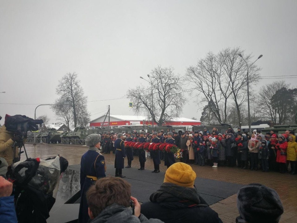 В Псков прилетел Владимир Путин