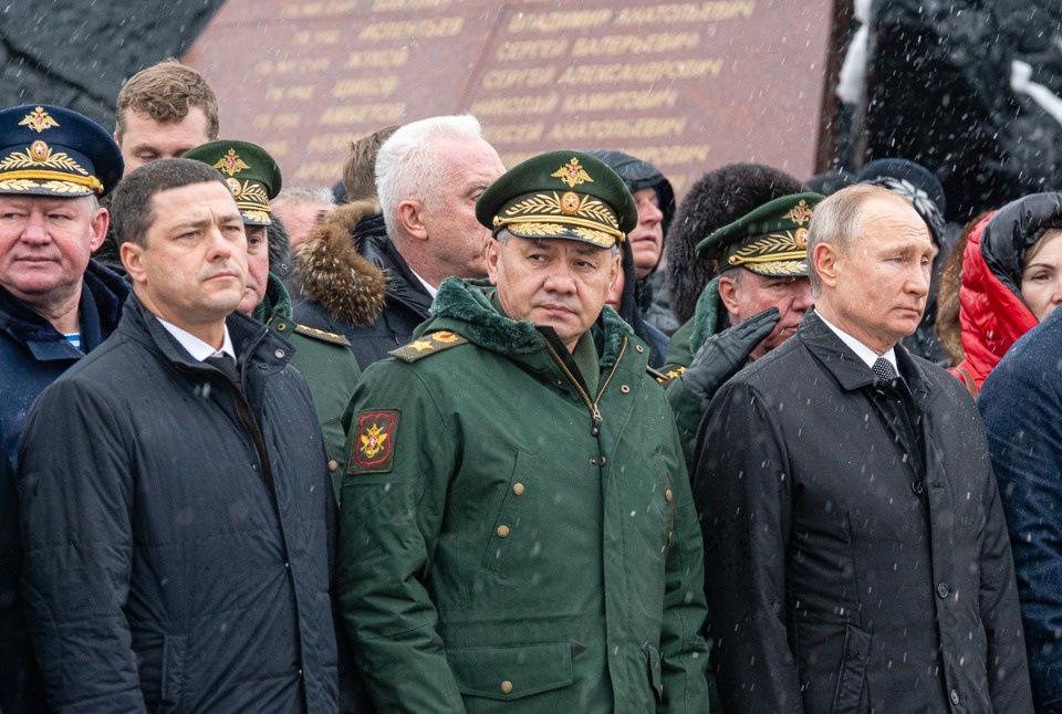 В Пскове с участием президента Путина почтили память бойцов шестой роты