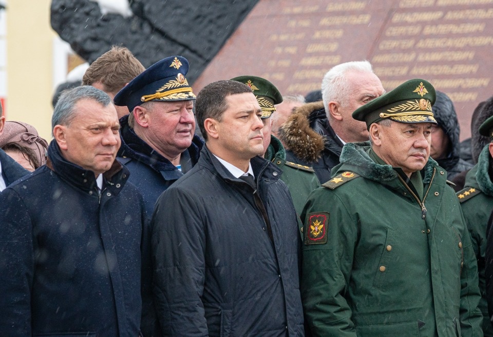 В Пскове с участием президента Путина почтили память бойцов шестой роты