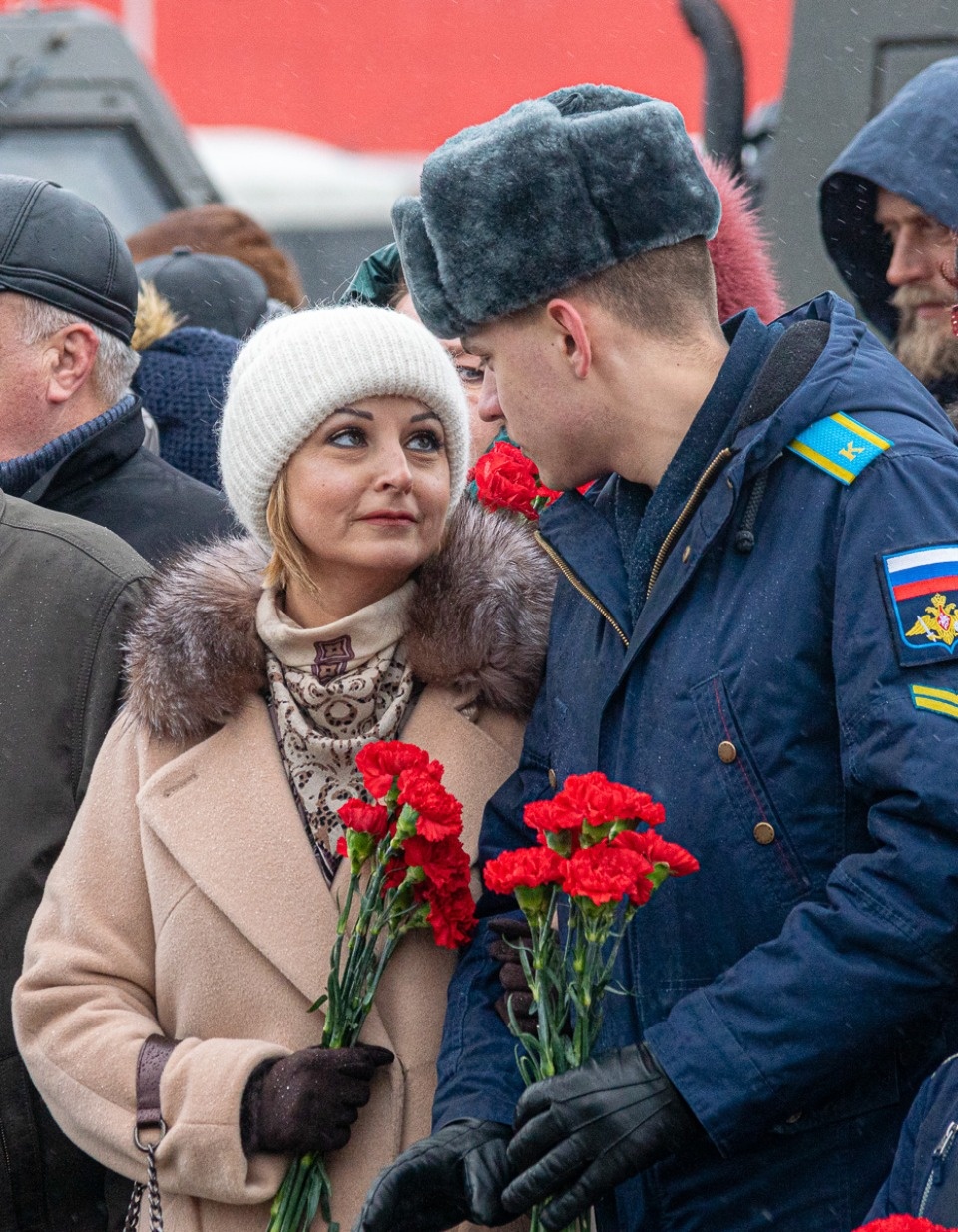 В Пскове с участием президента Путина почтили память бойцов шестой роты
