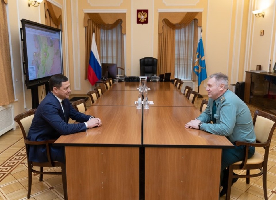 Михаил Ведерников и Сергей Дьячков обсудили будущее реформирование Псковской таможни