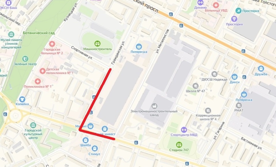 Участки улиц Гражданской и Яна Фабрициуса закроют в Пскове на два месяца, Леона Поземского – на шесть часов