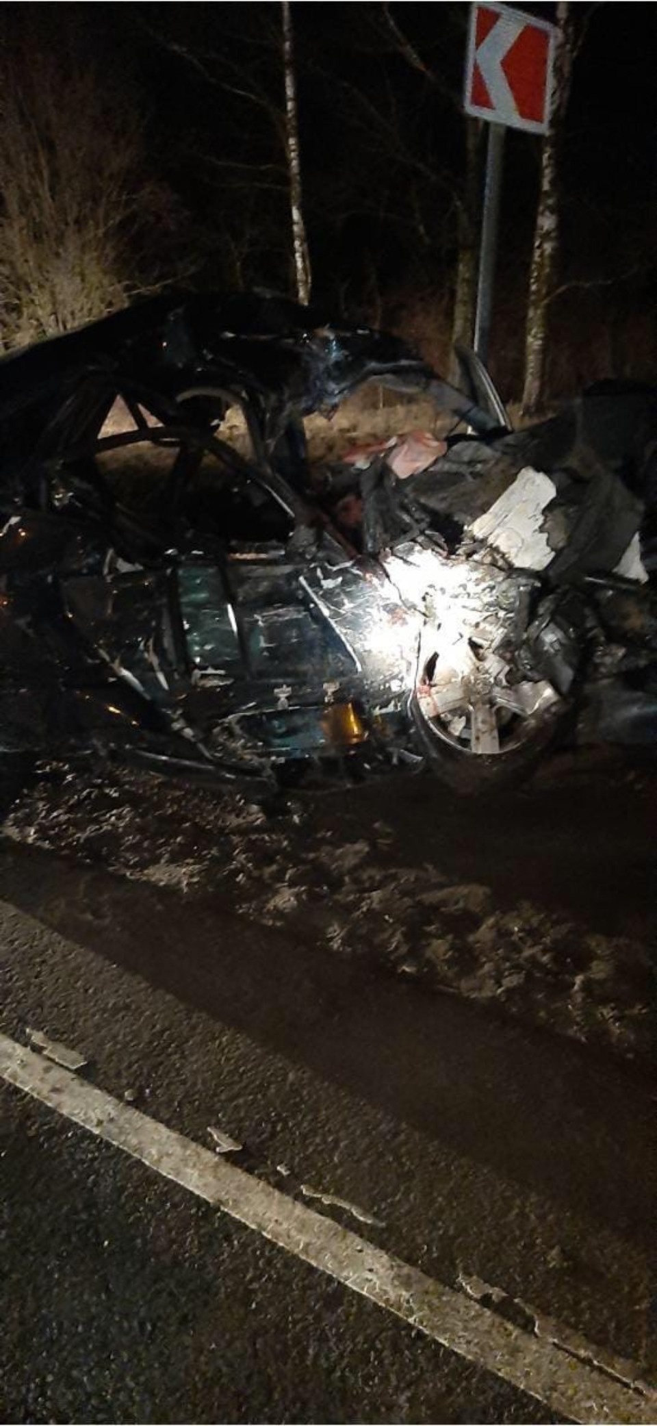 В Островском районе легковушка столкнулась с фурой, погибло три человека