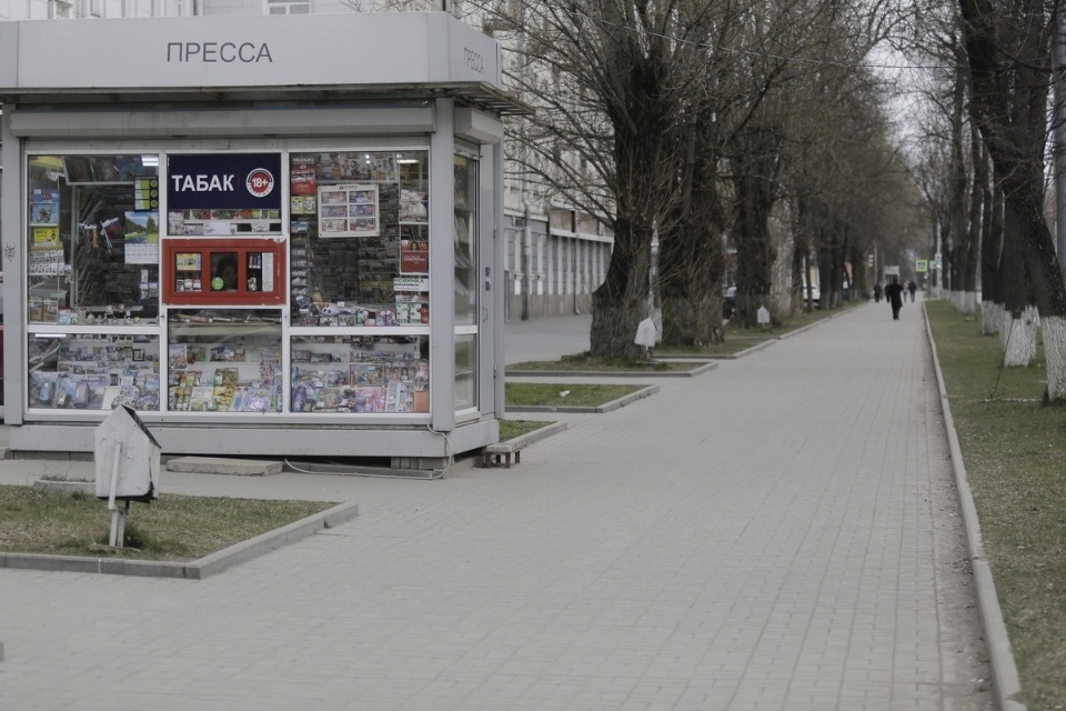 Псков на карантине