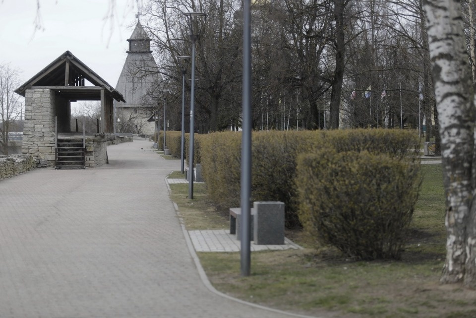 Псков на карантине