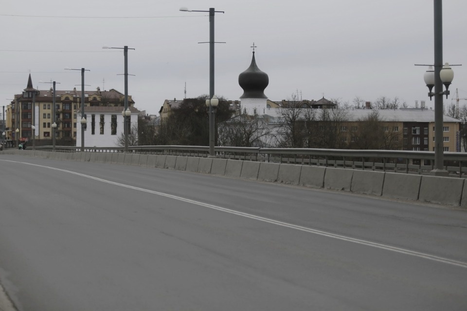 Псков на карантине