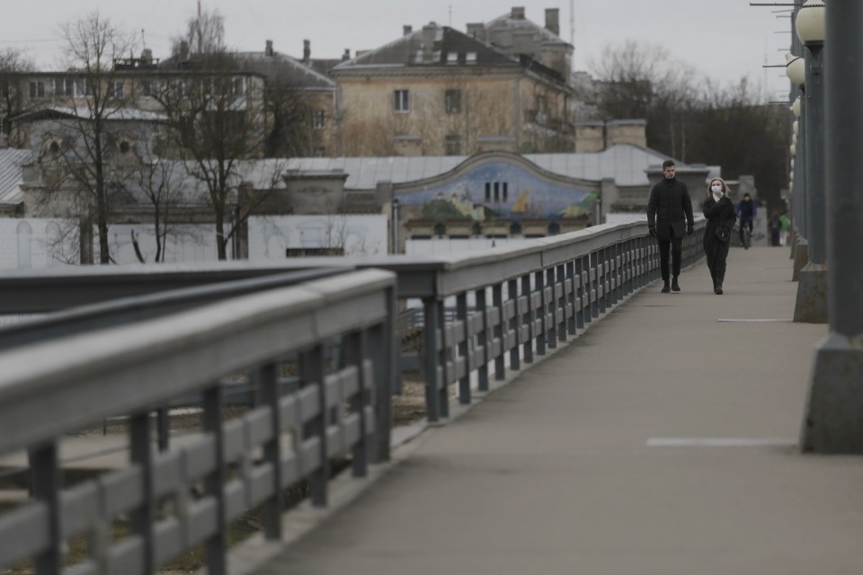 Псков на карантине