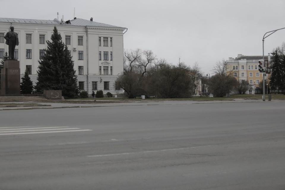 Псков на карантине