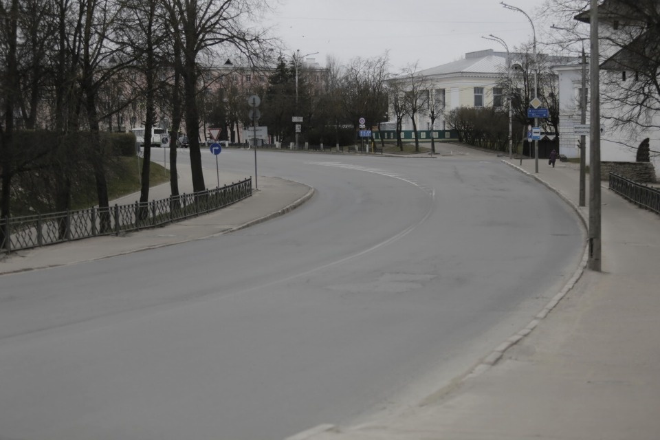 Псков на карантине