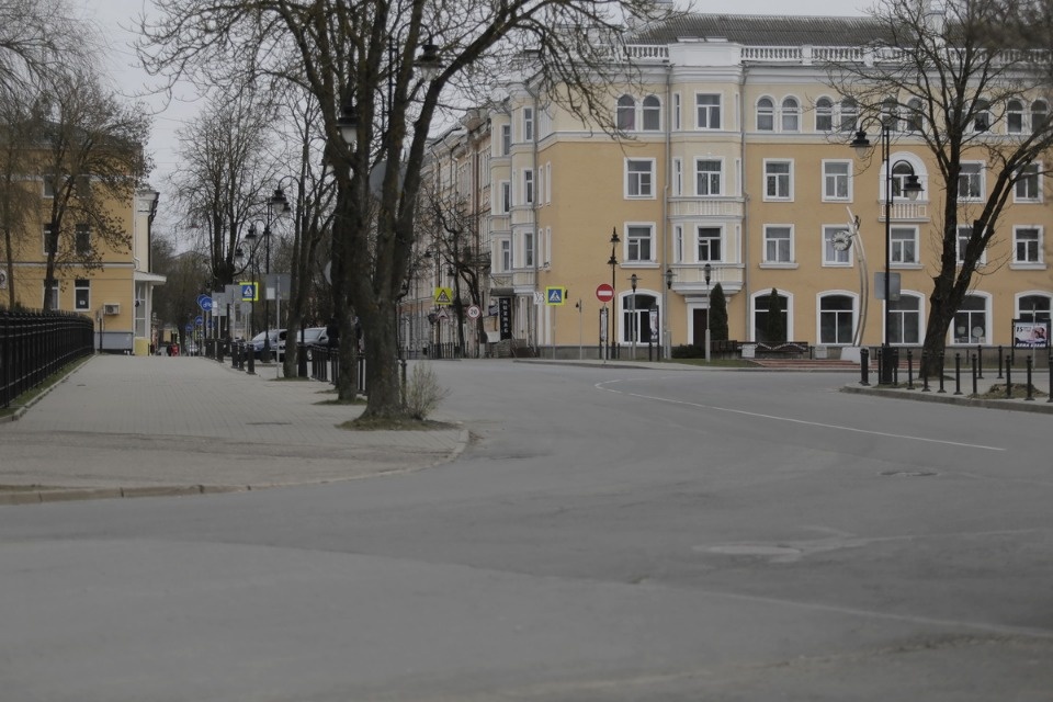Псков на карантине
