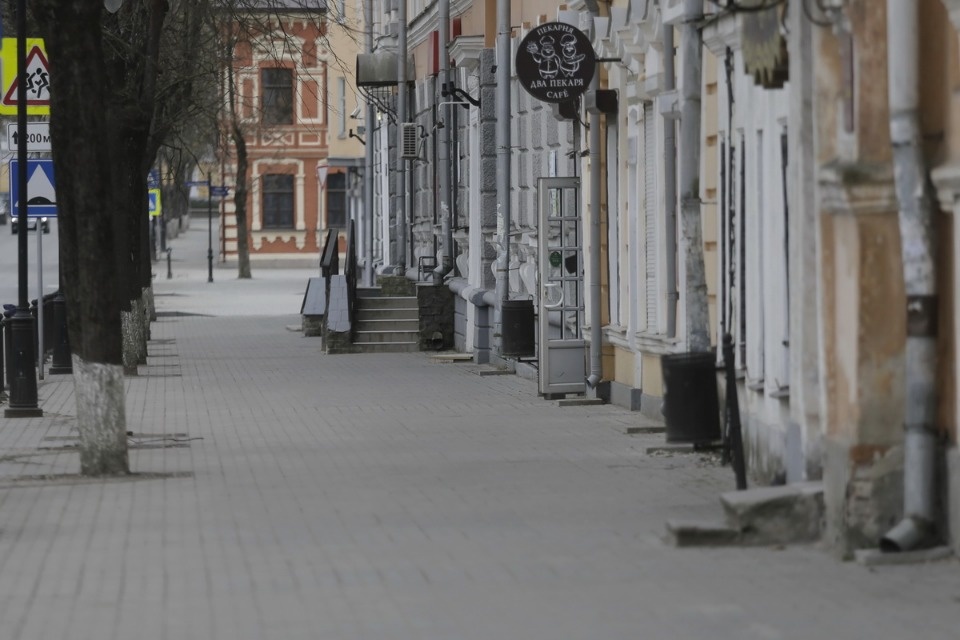 Псков на карантине
