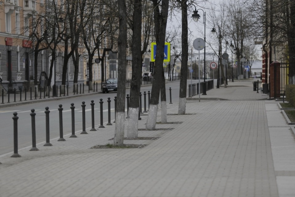 Псков на карантине