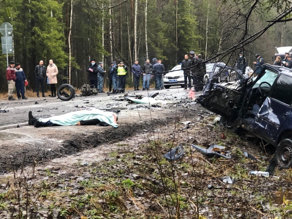 В ДТП под Елизарово погибли оба водителя