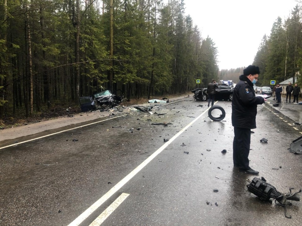 В ДТП под Елизарово погибли оба водителя