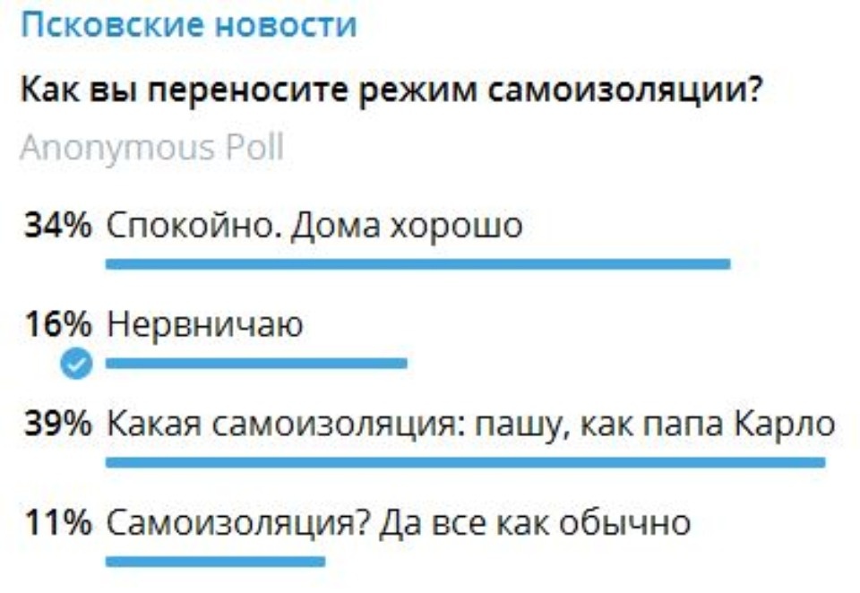 Режим самоизоляции по-псковски: пашу, как папа Карло