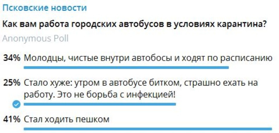 В условиях пандемии псковичи предпочитают пешеходный маршрут автобусному