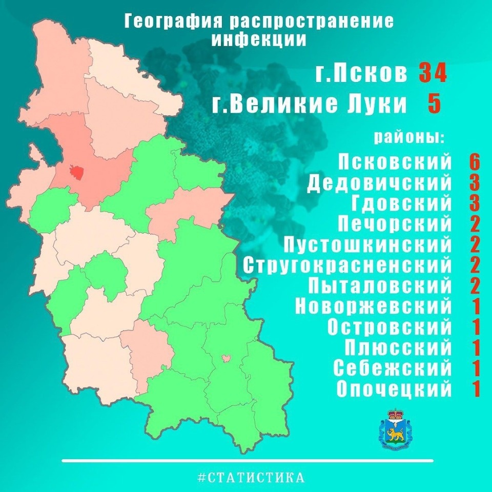 Шесть псковичей с коронавирусорм находятся в реанимации