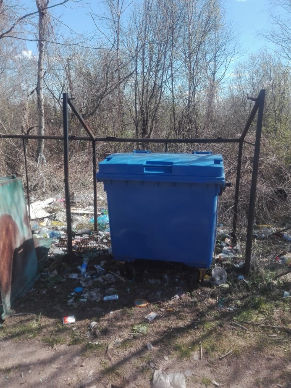 Шесть дополнительных контейнеров для сбора мусора установлены в деревнях Опочецкого района