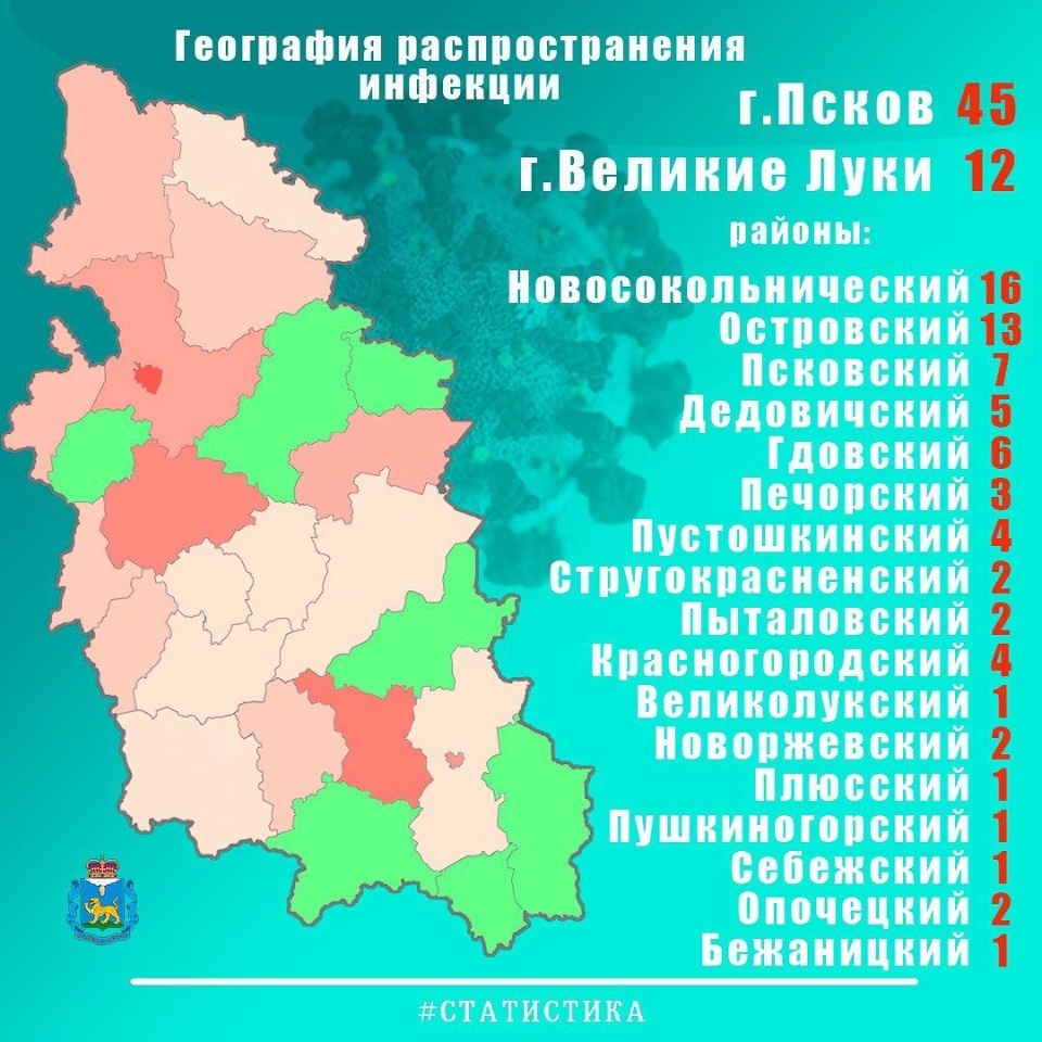 Псковский губернатор рассказал о восьмом умершем с подтверждённым коронавиусом