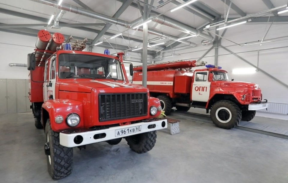 В Гдовском районе открылся новый пожарный пост