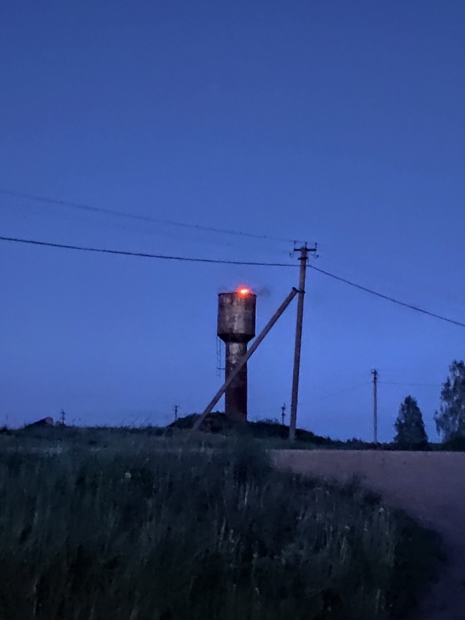 Злоумышленники сожгли аистиное гнездо на водонапорной башне в куньинской деревне