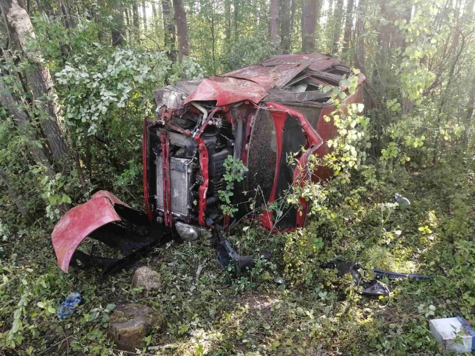 Автомобиль вылетел в кювет в Псковском районе, водитель погиб Автомобиль вылетел в кювет в Псковском районе, водитель погиб