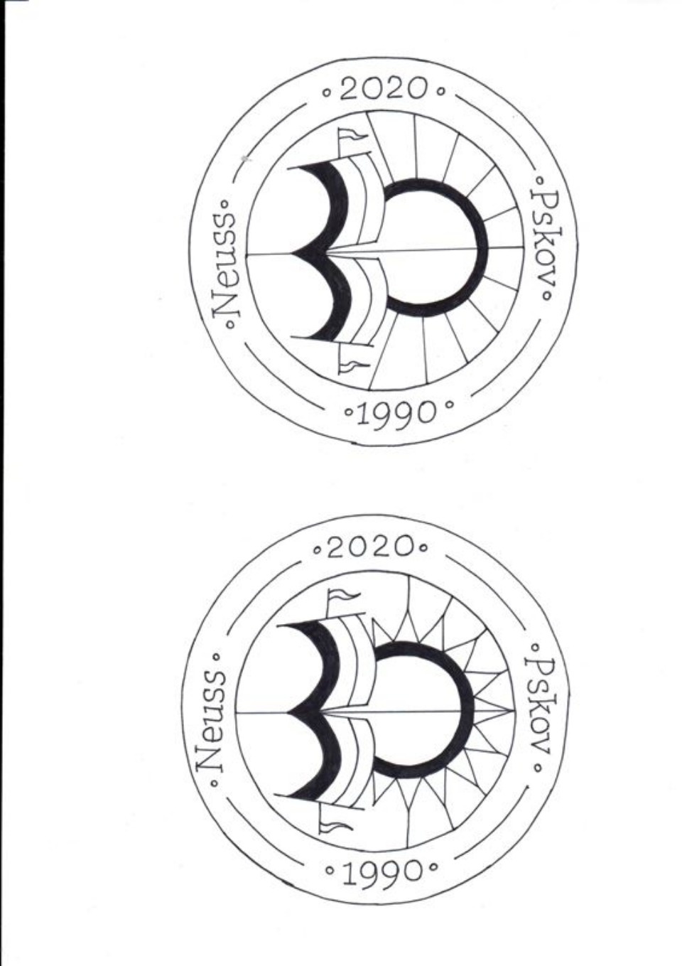 Определены победители конкурса на лучший логотип партнерских связей между Нойсом и Псковом