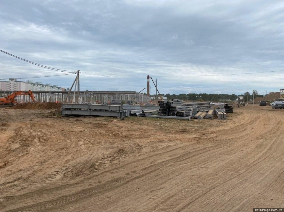 Как идёт строительство новой инфекционной больницы в Пскове проверила Вера Емельянова