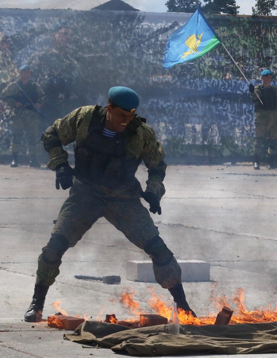 Празднование Дня ВДВ в Пскове
