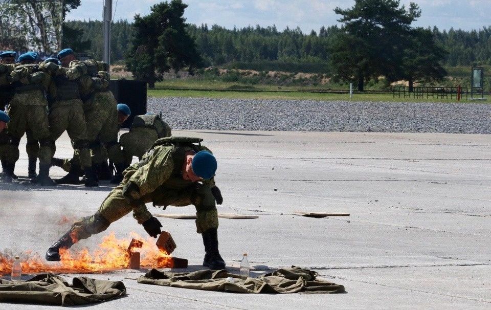 Празднование Дня ВДВ в Пскове