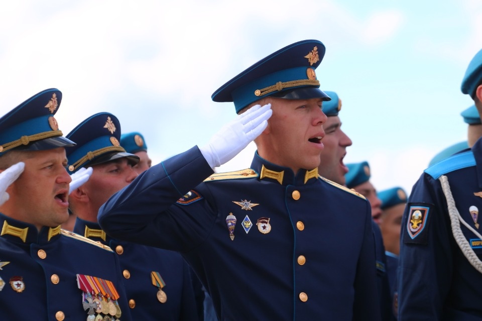 Празднование Дня ВДВ в Пскове